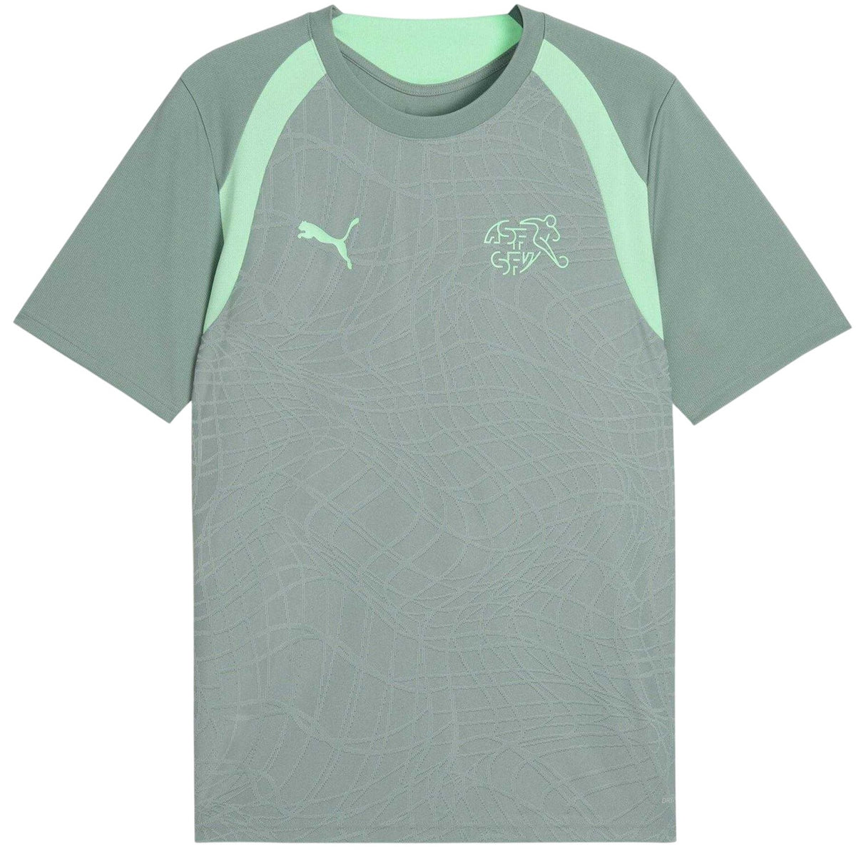 Green-White - Front - Puma Mens World Cup 2026 Switzerland FC Football Shirt