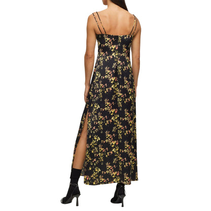Multicoloured - Back - Hugo Womens-Ladies Kerera-1 Maxi Dress
