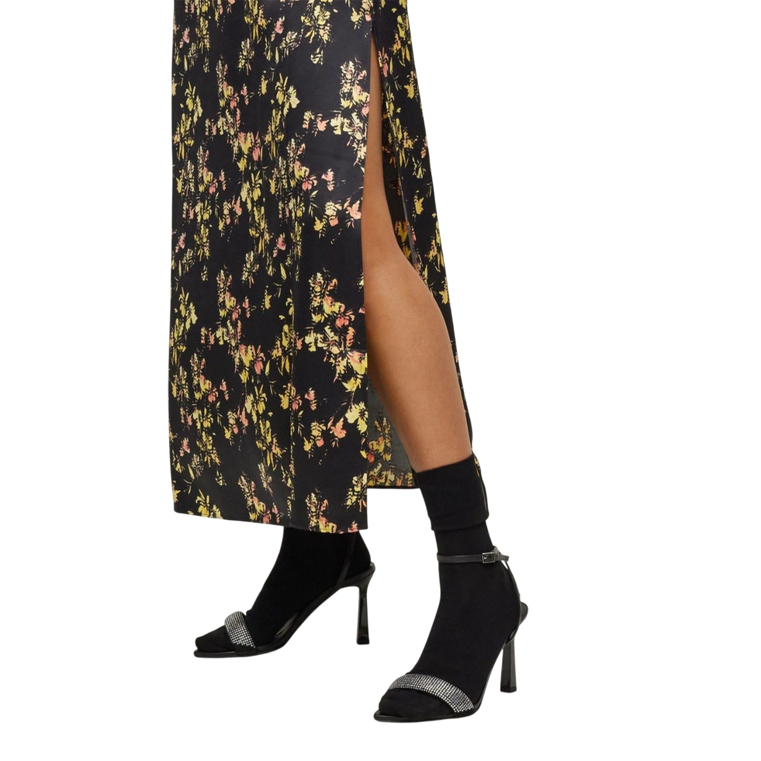Multicoloured - Lifestyle - Hugo Womens-Ladies Kerera-1 Maxi Dress