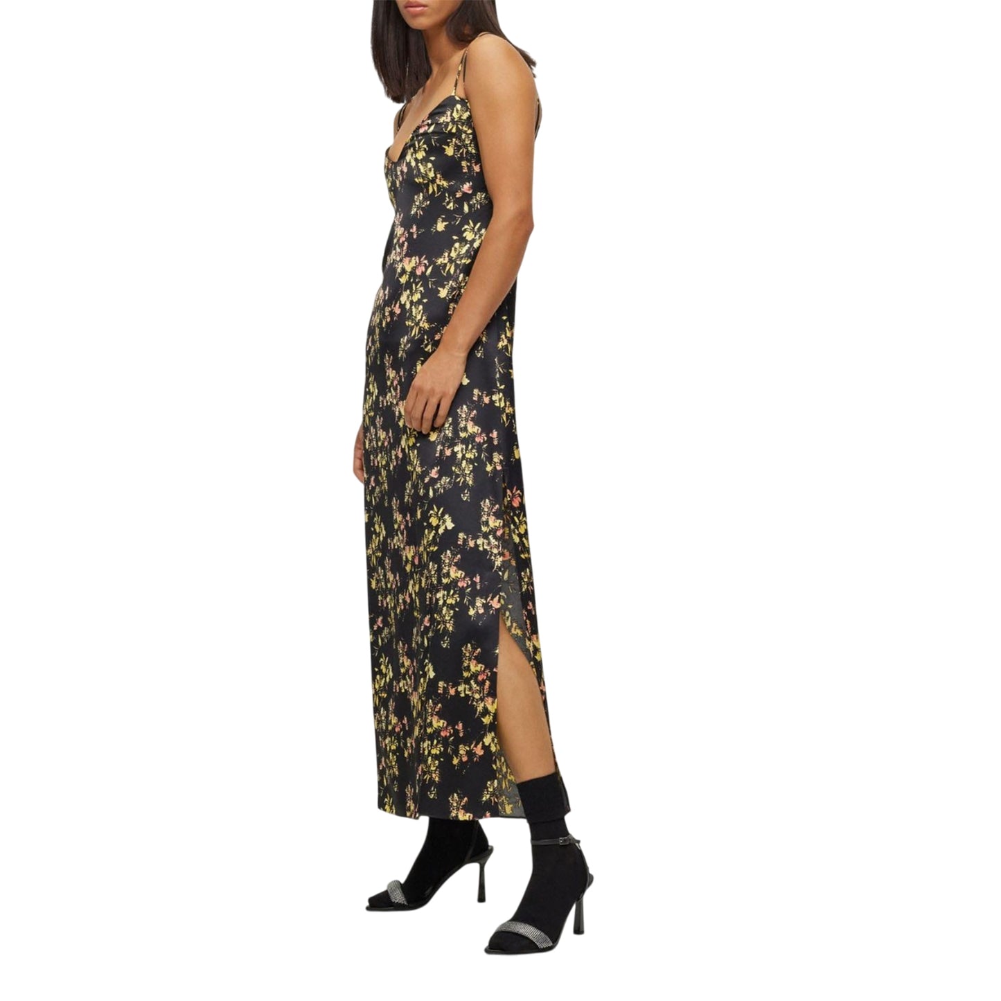 Multicoloured - Pack Shot - Hugo Womens-Ladies Kerera-1 Maxi Dress