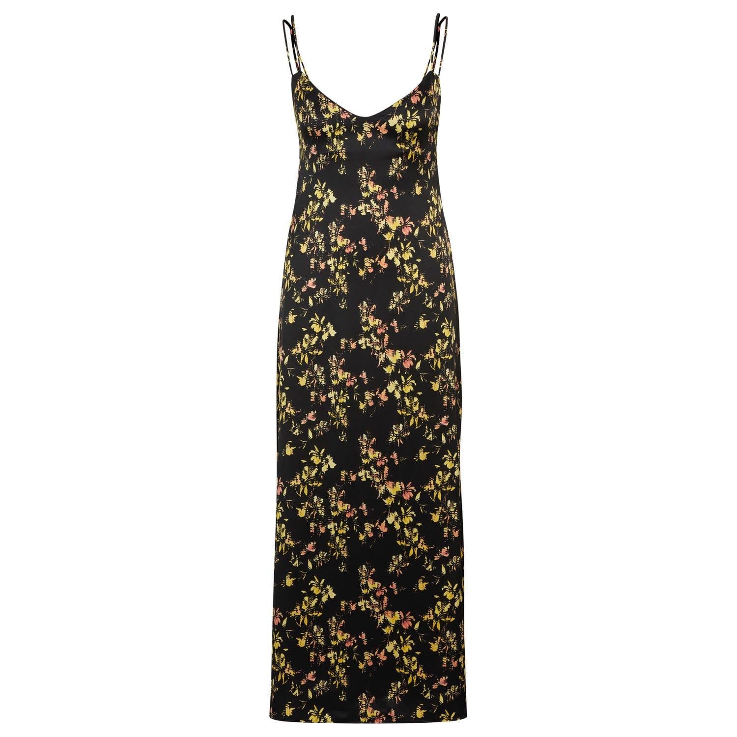 Multicoloured - Front - Hugo Womens-Ladies Kerera-1 Maxi Dress