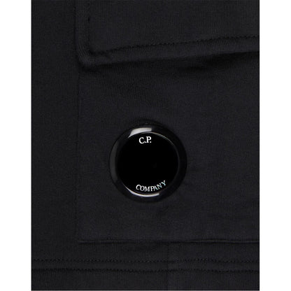 Black - Lifestyle - C.P. Company Boys Cotton Sweat Shorts