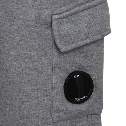 Grey Melange - Side - C.P. Company Boys Cotton Sweat Shorts