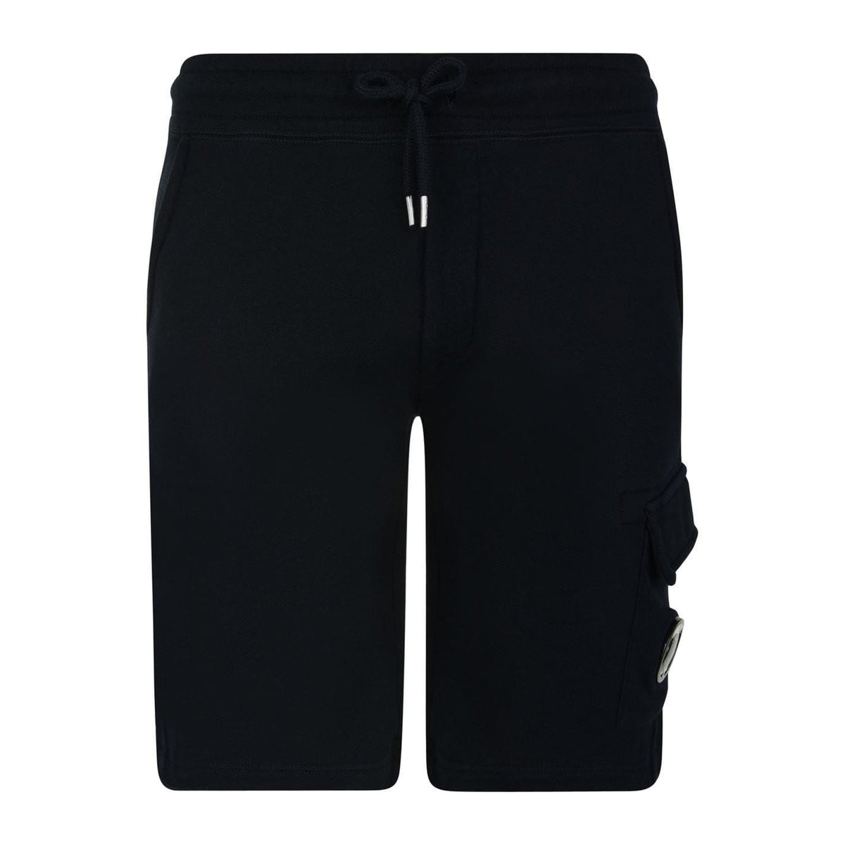 Navy - Front - C.P. Company Boys Cotton Sweat Shorts