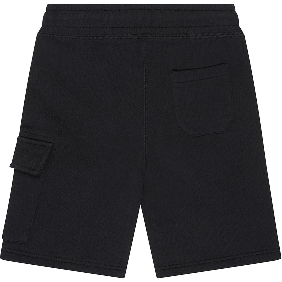 Black - Back - C.P. Company Boys Cotton Sweat Shorts