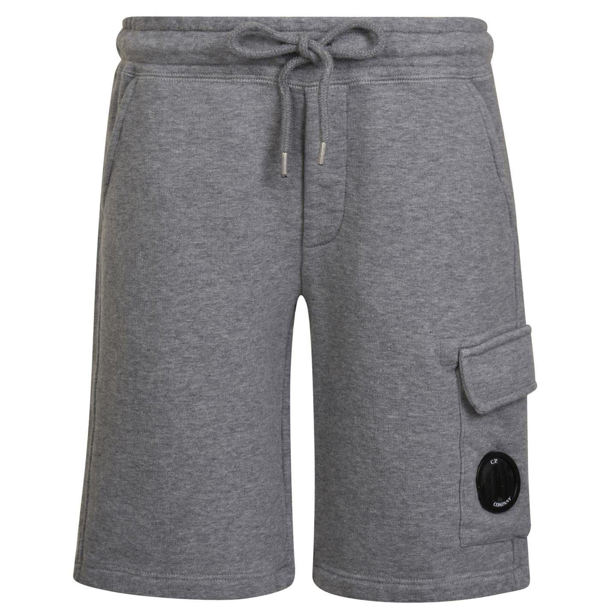 Grey Melange - Front - C.P. Company Boys Cotton Sweat Shorts