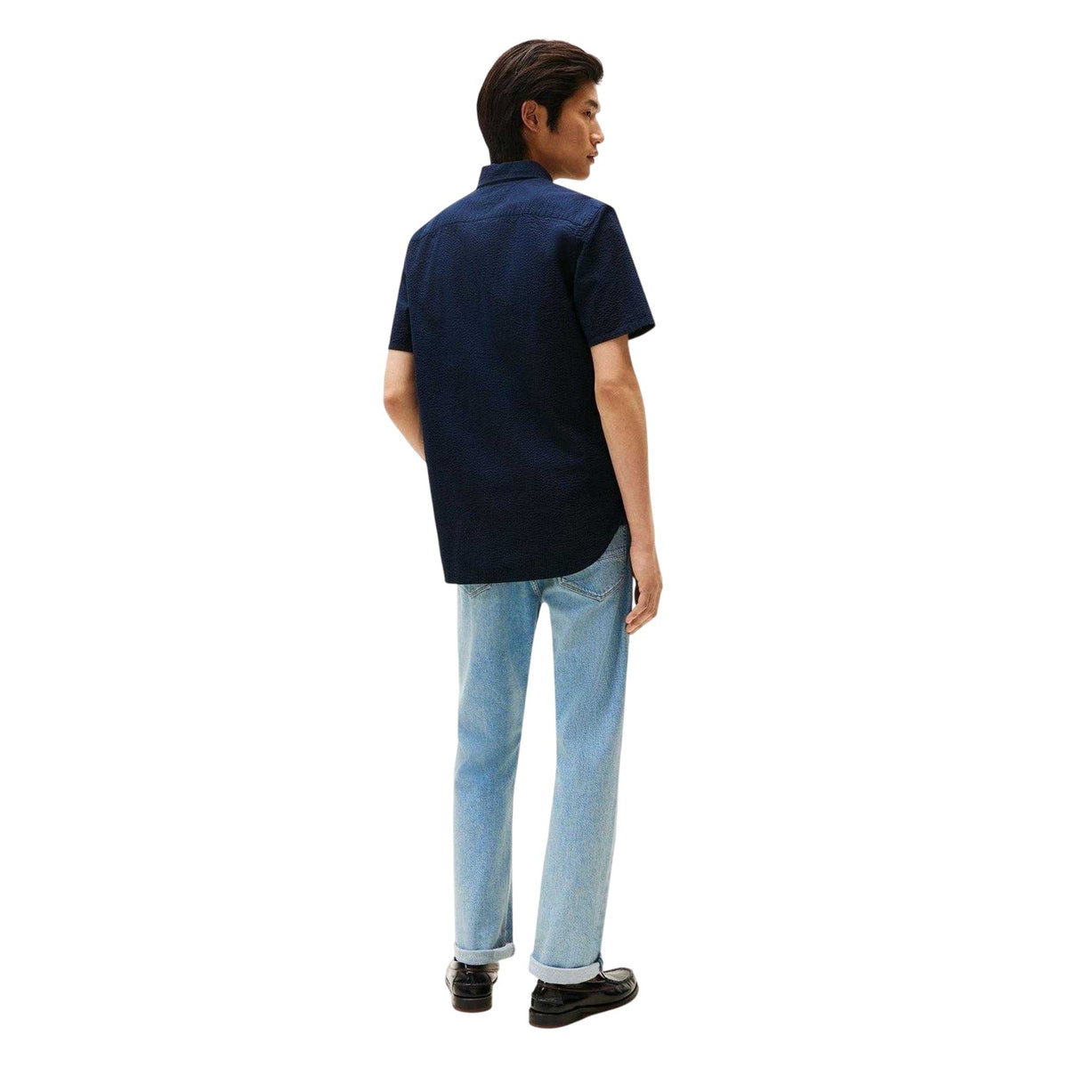 Desert Sky - Back - Tommy Hilfiger Mens Short-Sleeved Shirt