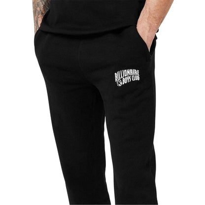 Black - Side - Billionaire Boys Club Mens Cotton Arched Logo Joggers