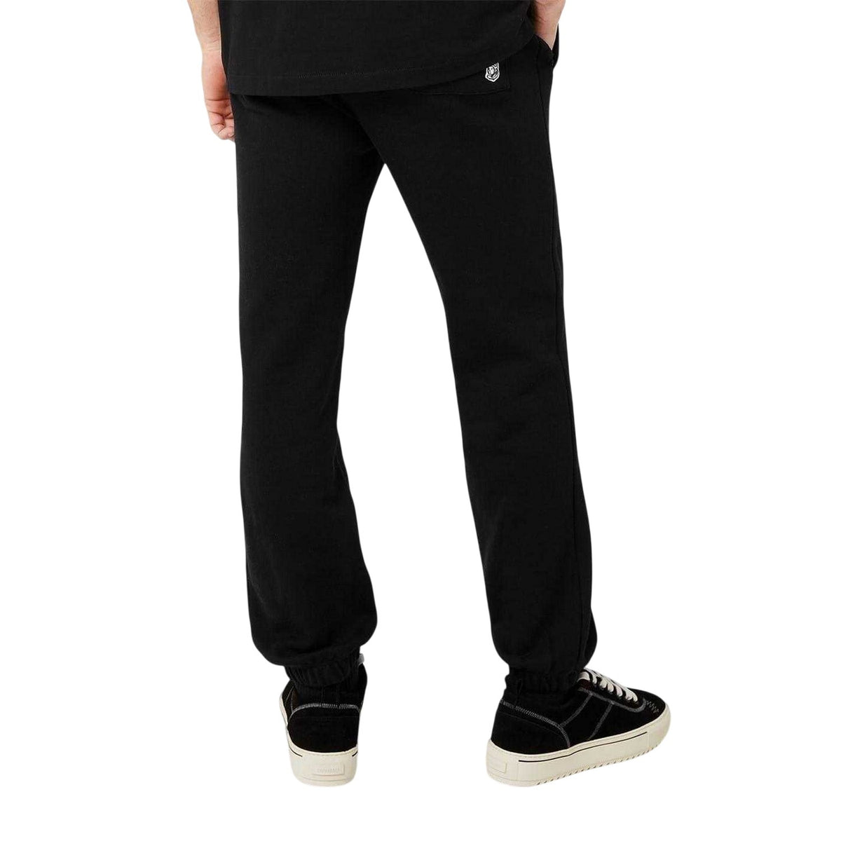 Black - Pack Shot - Billionaire Boys Club Mens Cotton Arched Logo Joggers