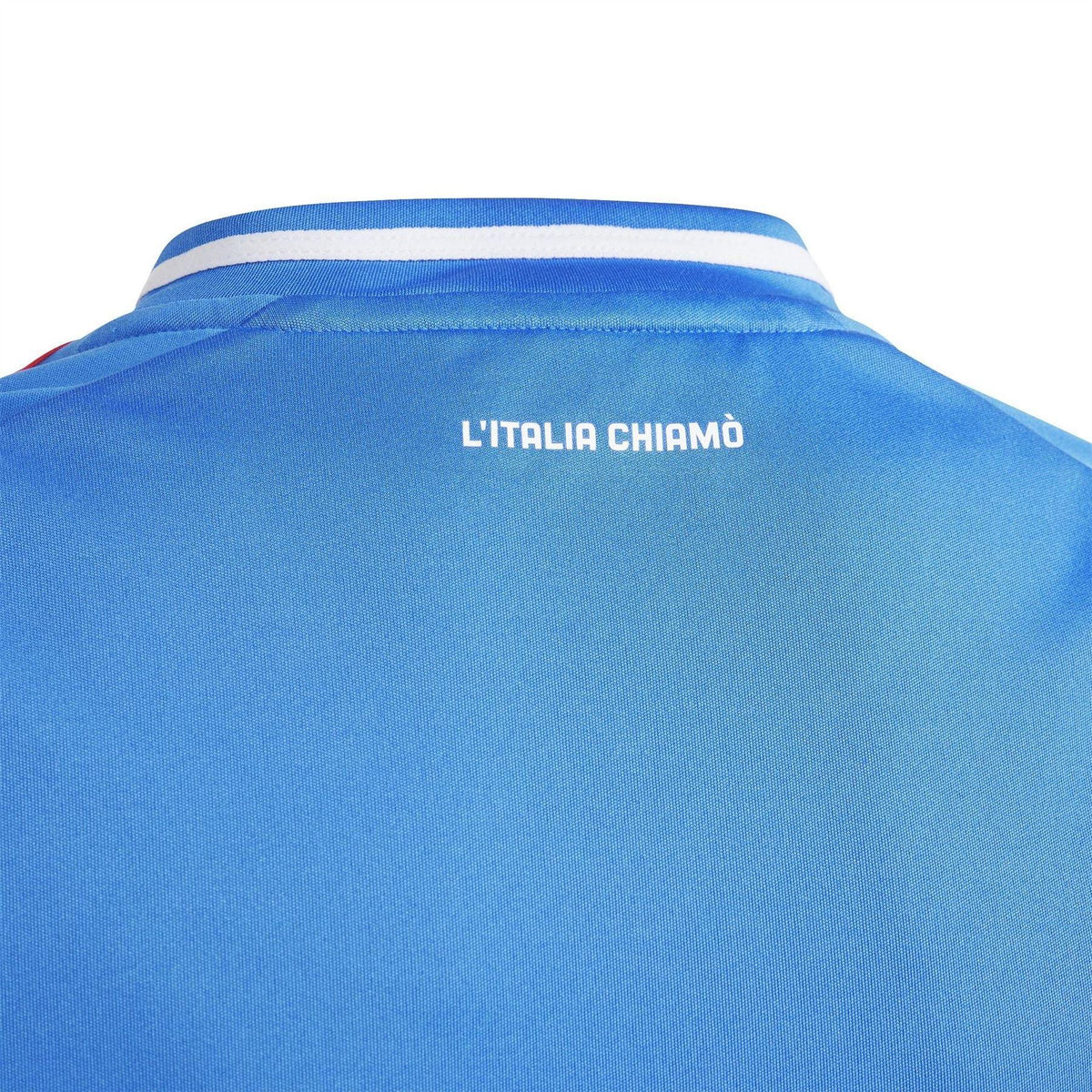 Blue - Lifestyle - Adidas Childrens-Kids Italy Home Shirt