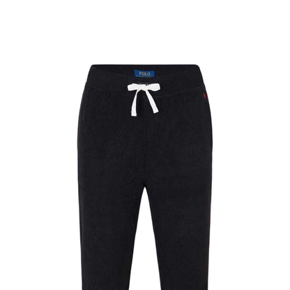 Black - Side - Ralph Lauren Mens Cotton Blend Tapered Joggers