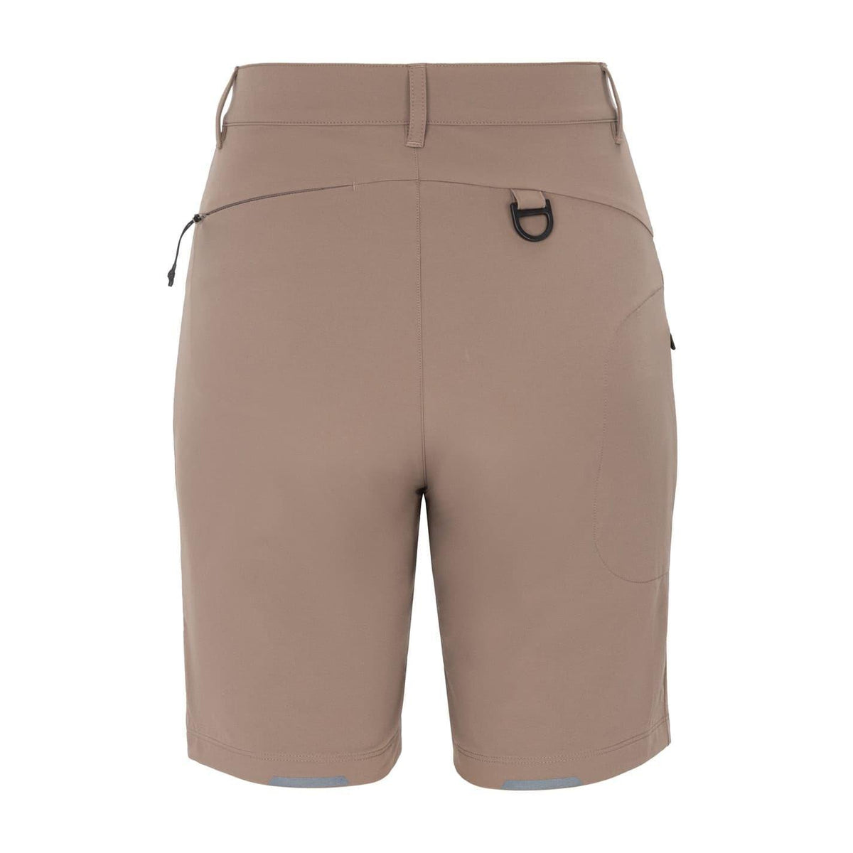 Walnut - Back - dhb Womens-Ladies Trail 2.0 Plain Athletic Shorts