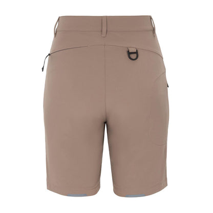 Walnut - Back - dhb Womens-Ladies Trail 2.0 Plain Athletic Shorts