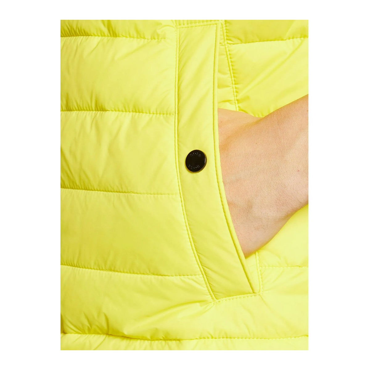 Bright Green - Side - Boss Mens Darolan Quilted Gilet