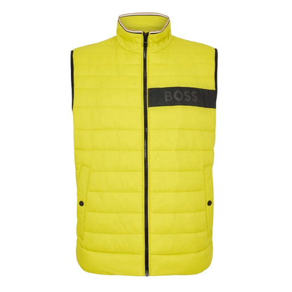 Bright Green - Front - Boss Mens Darolan Quilted Gilet