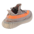 Grey-Orange - Back - Yeezy Unisex Adult Boost 350 V2 Trainers