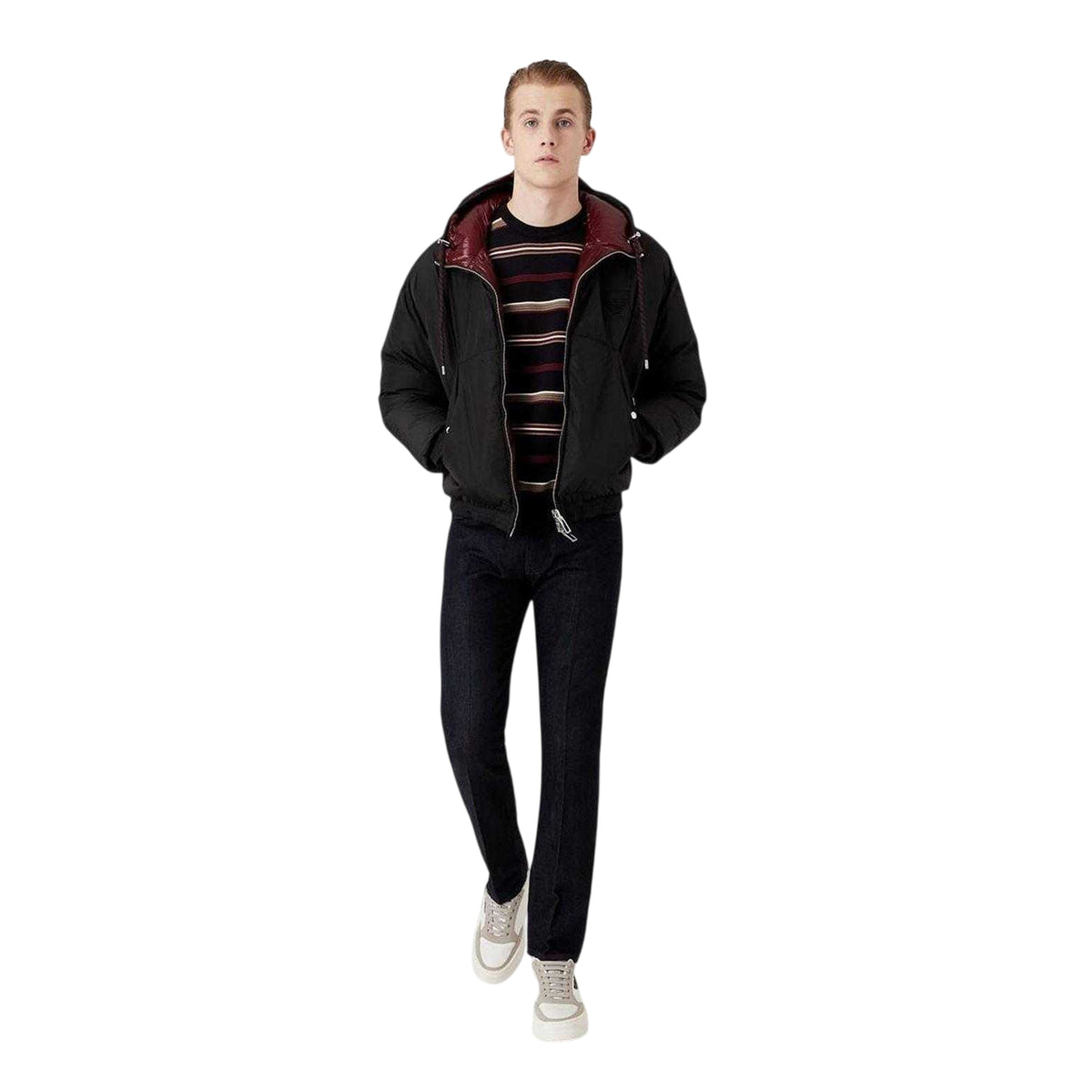Blue - Lifestyle - Emporio Armani EA7 Mens Denim Slim Jeans