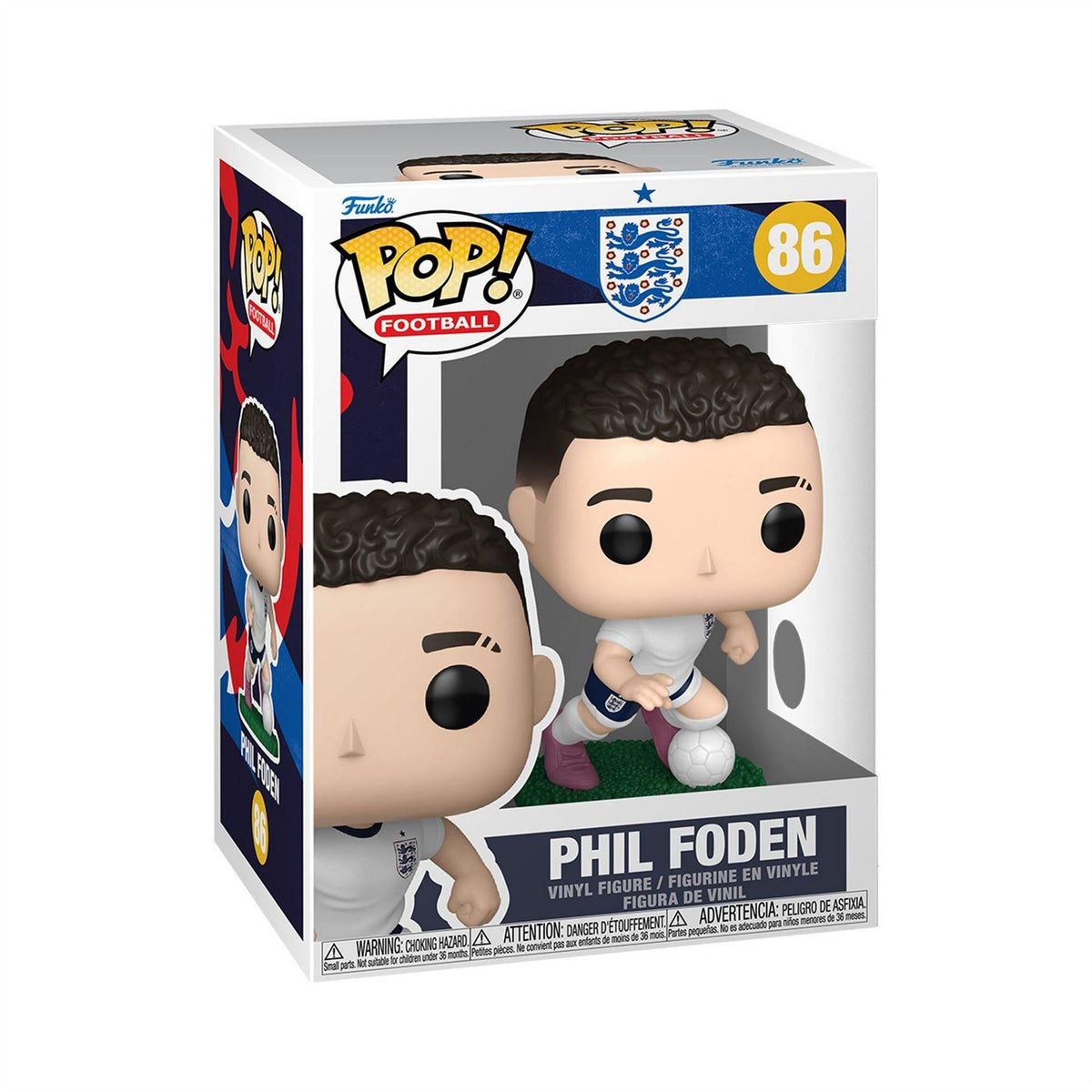 Multicoloured - Side - Funko POP! Phil Foden Action Figure