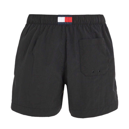 Blue - Front - Tommy Hilfiger Mens Essential Logo Swim Shorts
