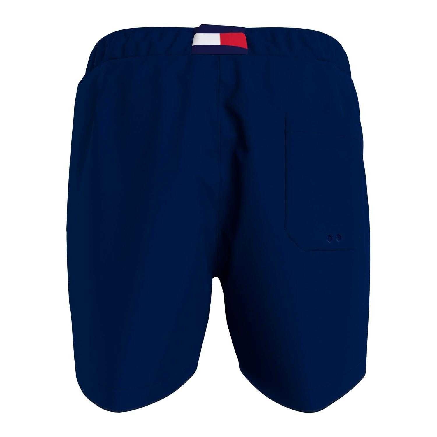 Blue - Lifestyle - Tommy Hilfiger Mens Essential Logo Swim Shorts