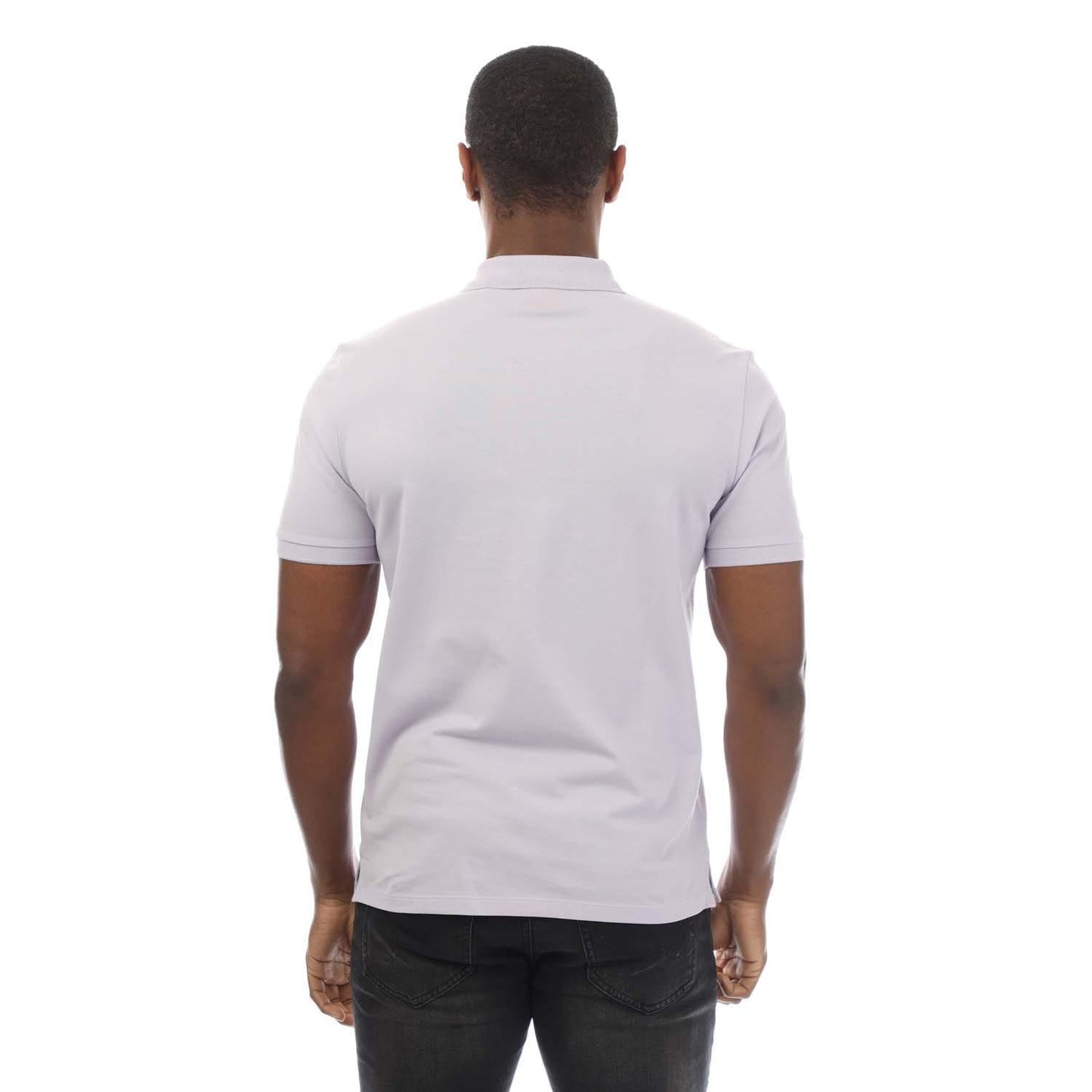 Purple - Back - Hugo Mens Donos222 Polo Shirt