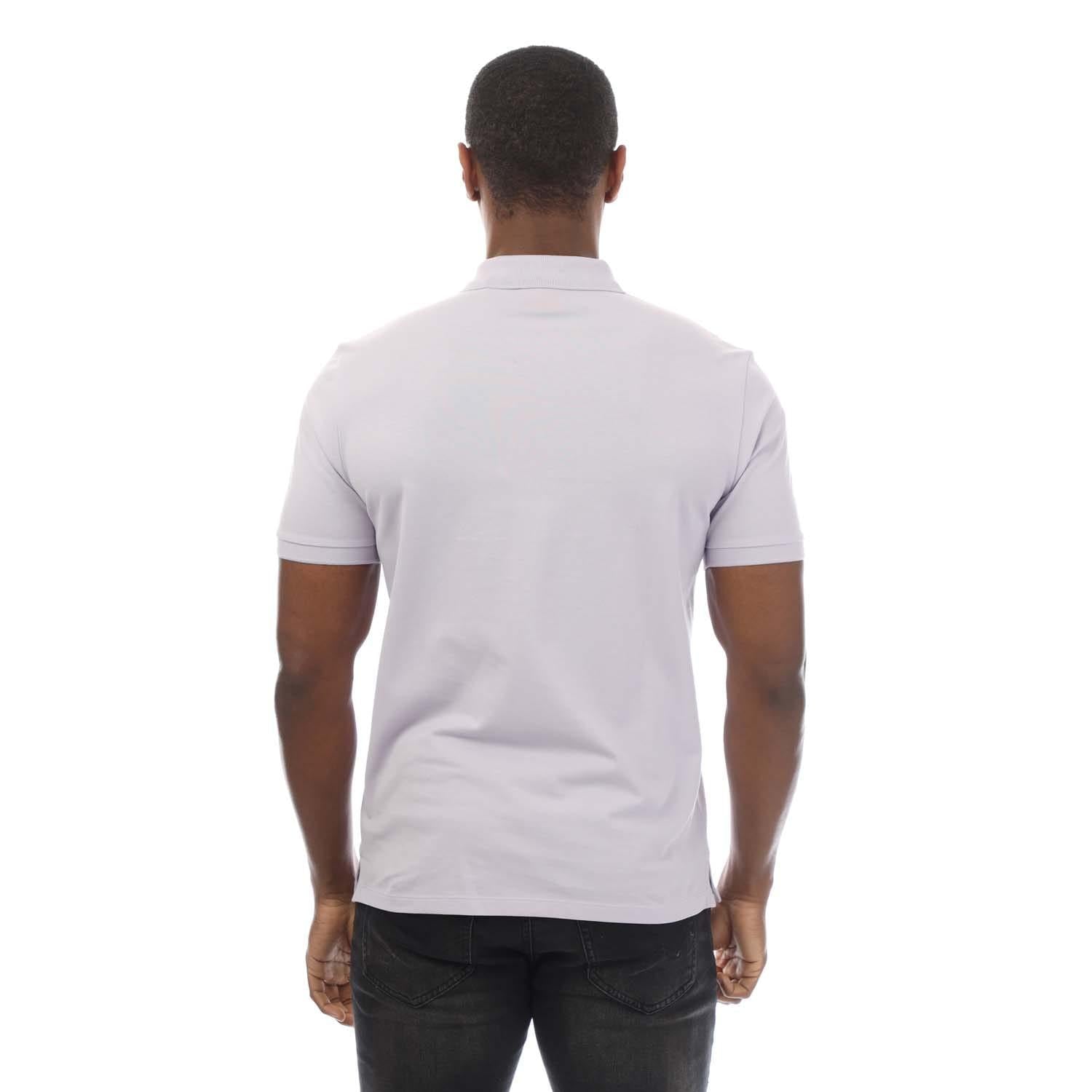 Purple - Back - Hugo Mens Donos222 Polo Shirt