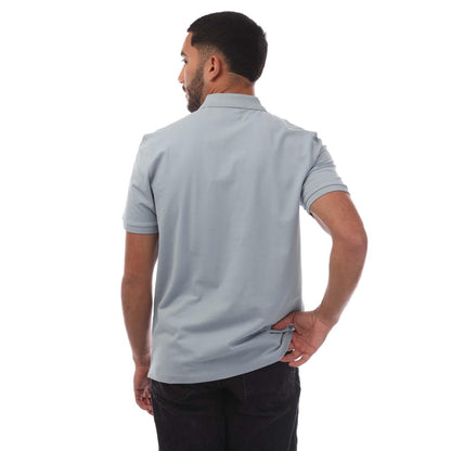 Blue - Back - Hugo Mens Donos222 Polo Shirt