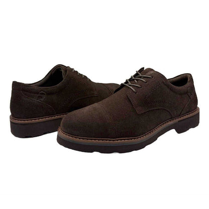 Brown - Lifestyle - Rockport Mens Charlee Leather Toe Cap Shoes