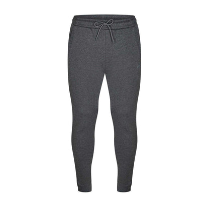 Grey - Front - Boss Mens Cotton Relaxed Fit Jogging Bottoms