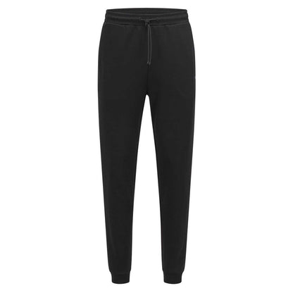 Black - Front - Boss Mens Cotton Relaxed Fit Jogging Bottoms