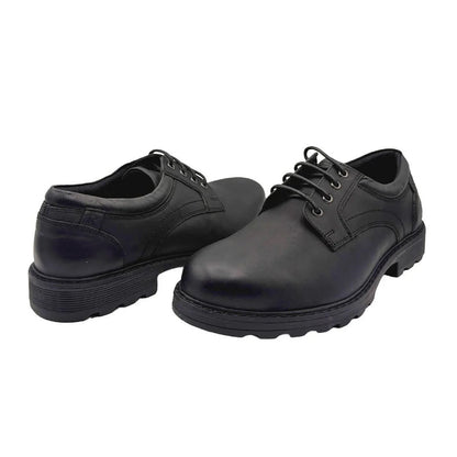 Black - Lifestyle - Rockport Mens Marshall Plain Leather Derby Shoes