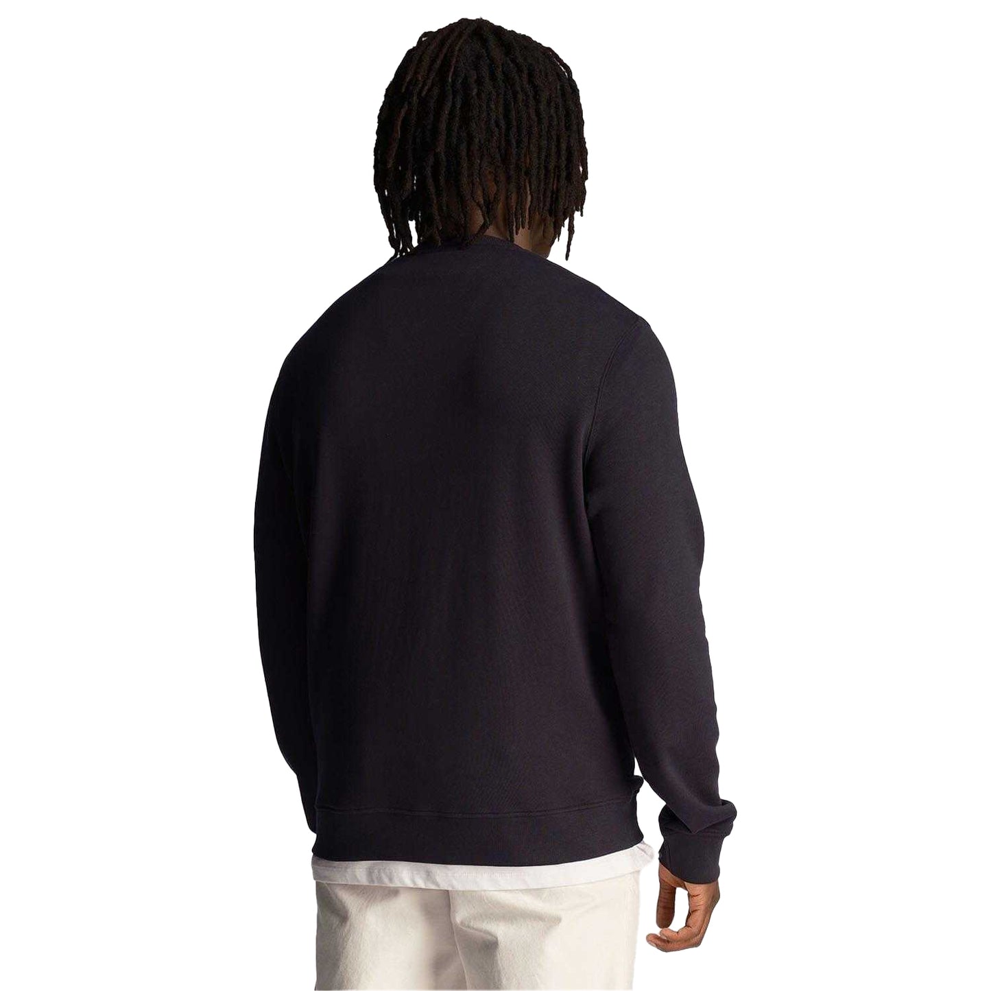Navy - Back - Lyle & Scott Mens 1874 Graphic Sweatshirt