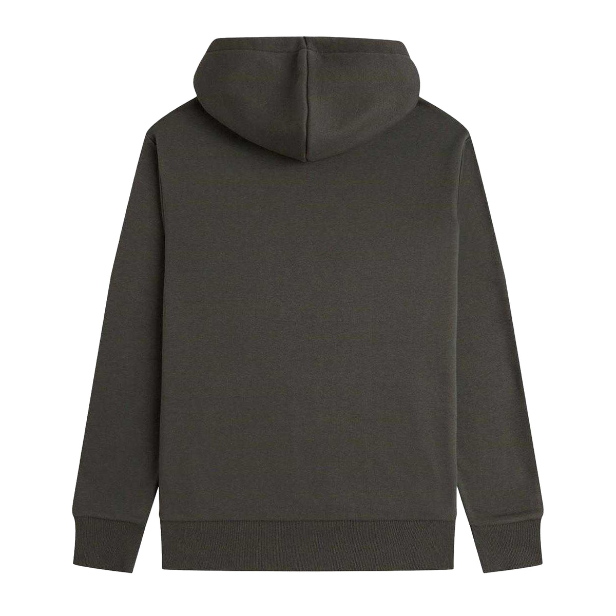 Field Green - Back - Fred Perry Mens Box Logo Pullover Hoodie