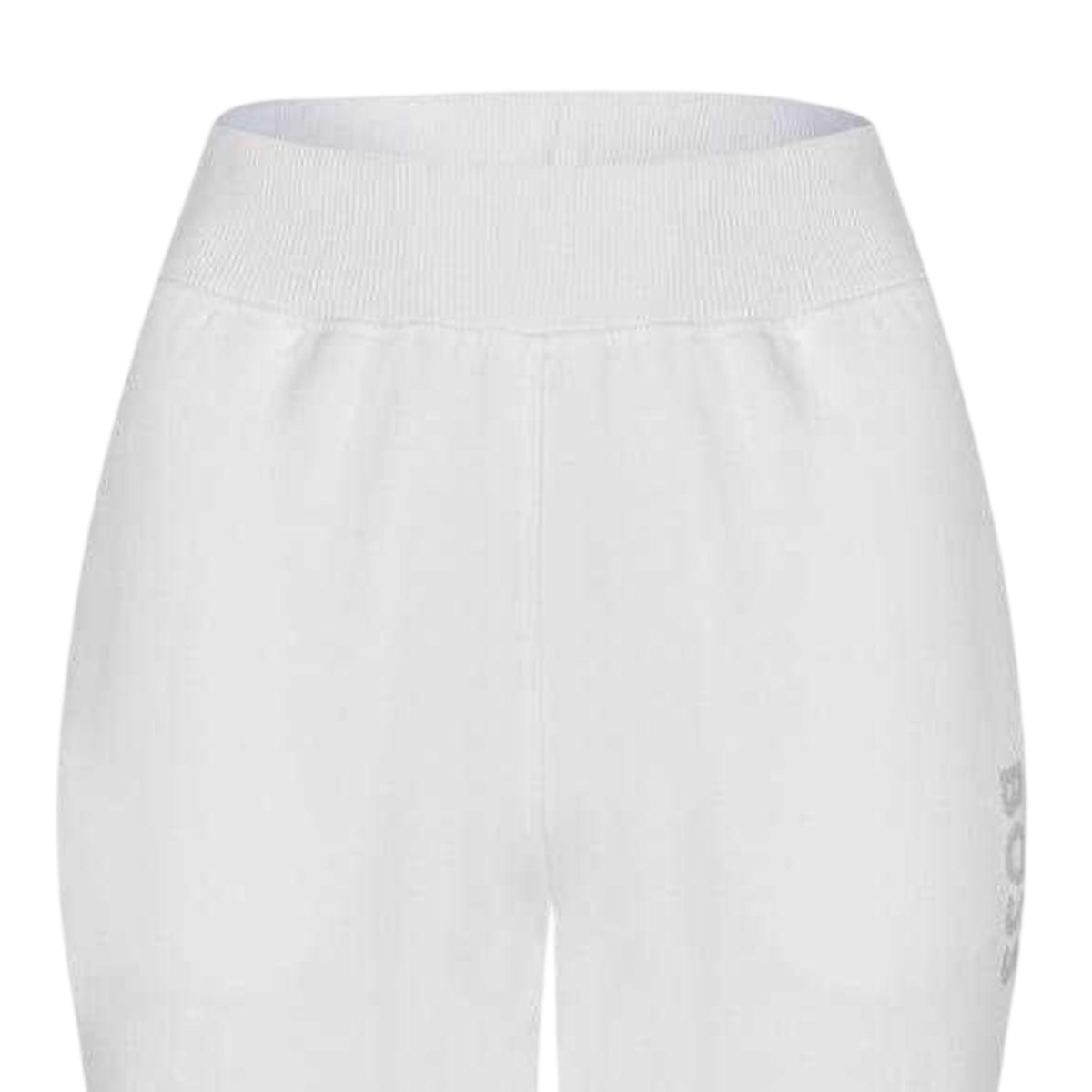 White - Side - Boss Womens-Ladies Enjoy Fleece Jogging Bottoms