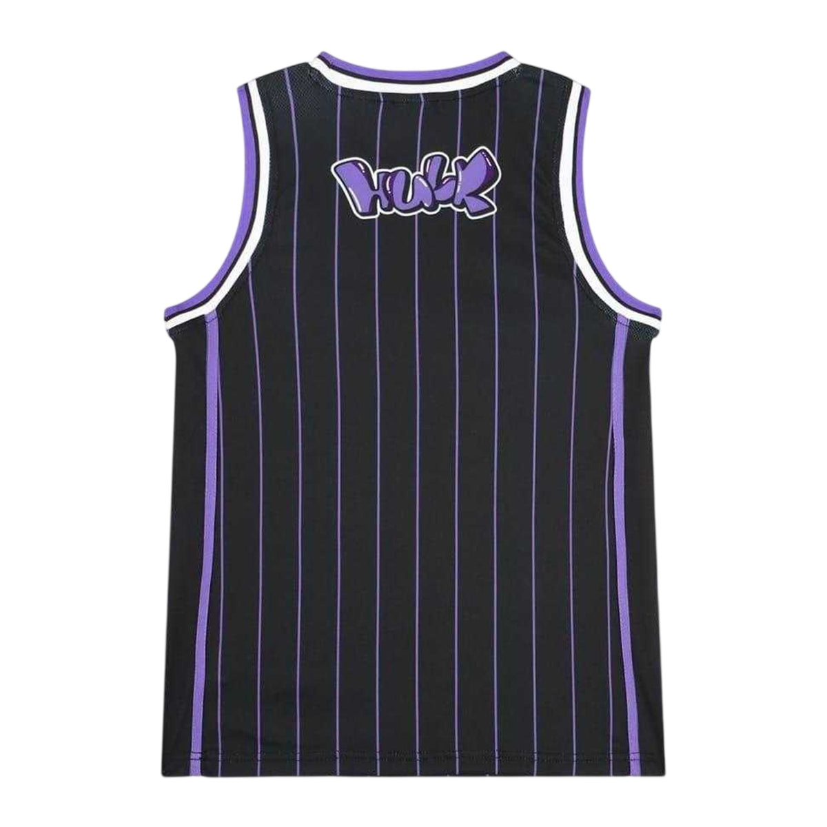 Green - Back - Hulk Childrens-Kids Back Print Basketball Jersey Set