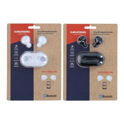 Black - Back - Grundig Wireless Earbuds