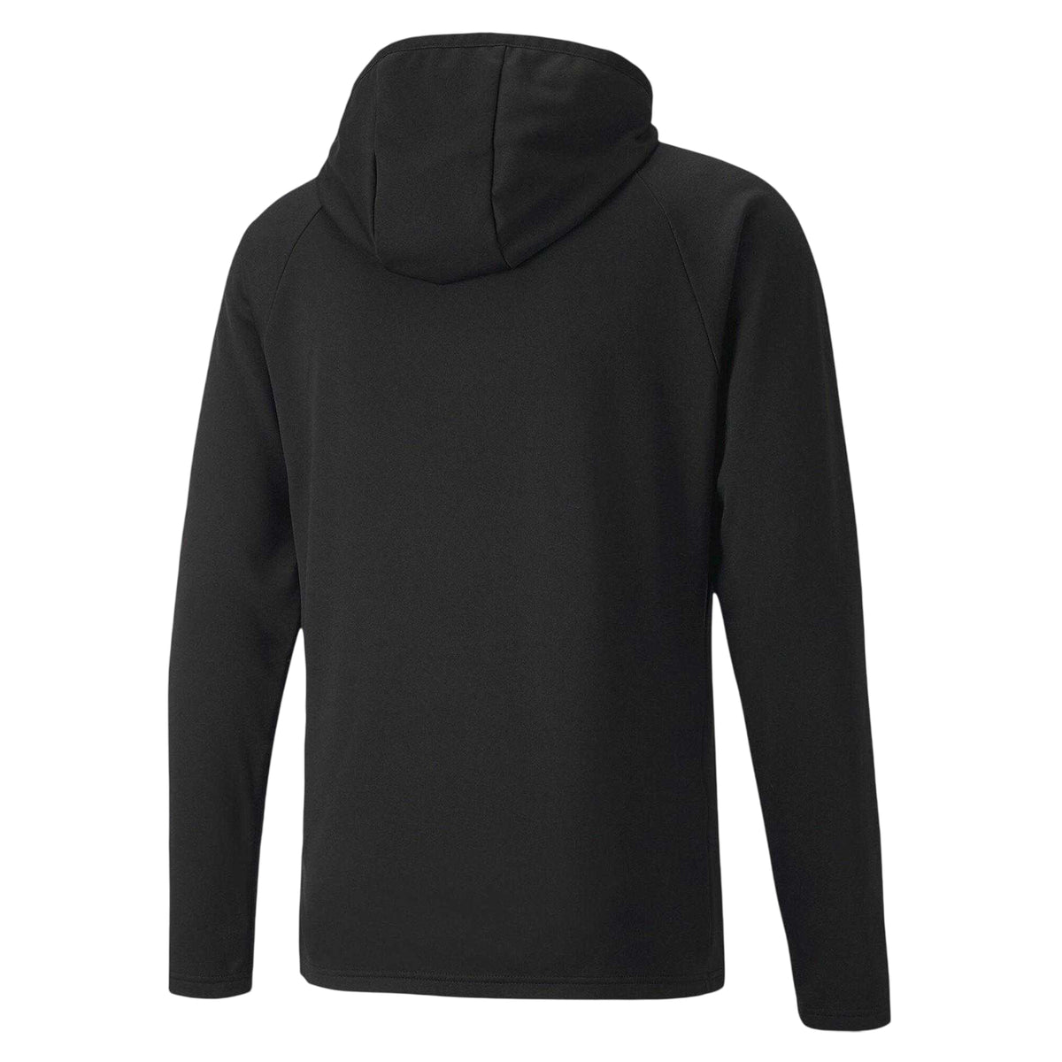 Black-White - Back - Puma Mens TeamLIGA Quarter Zip Training Hoodie