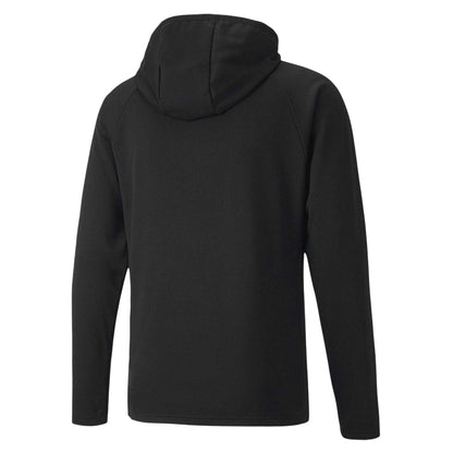 Black-White - Back - Puma Mens TeamLIGA Quarter Zip Training Hoodie