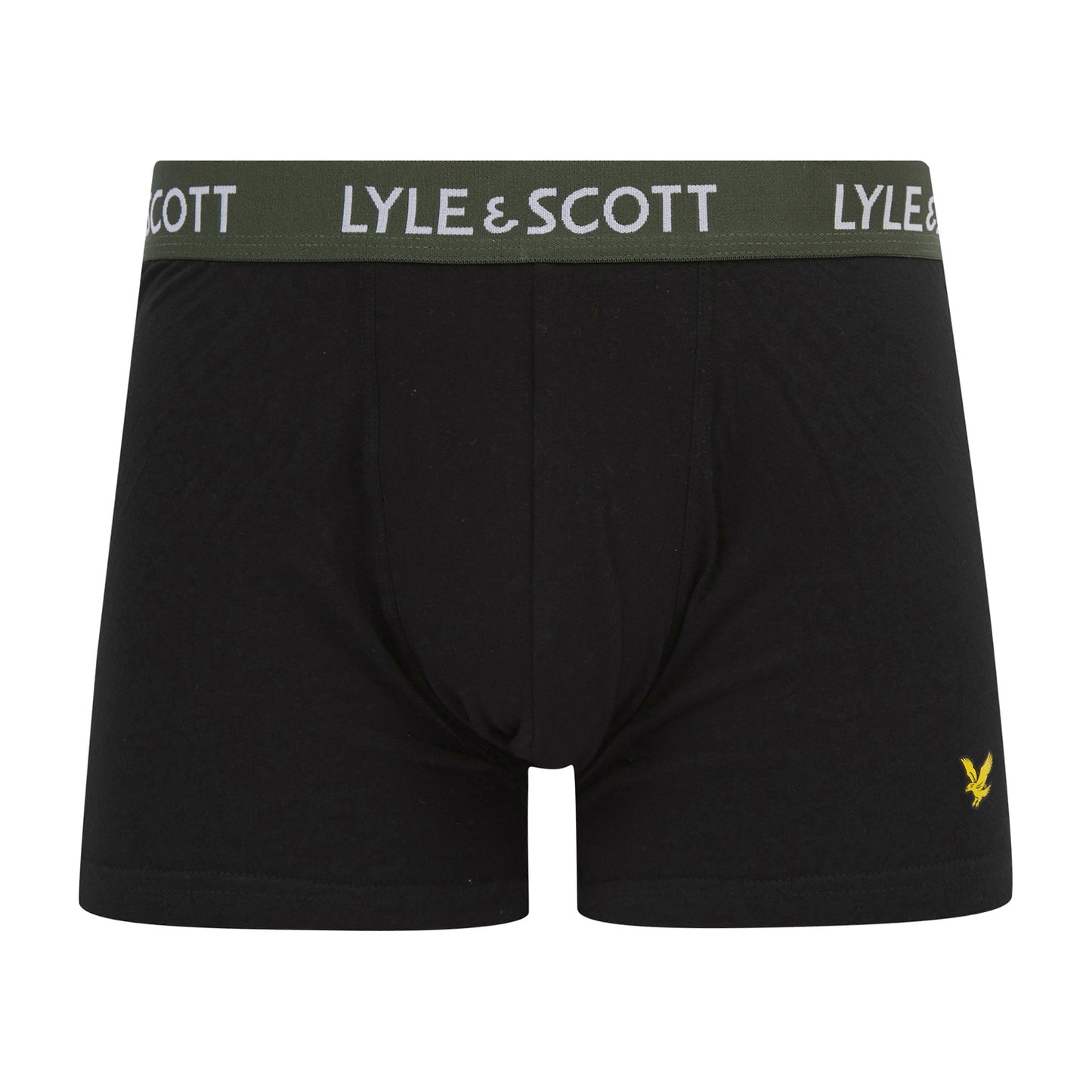 Black - Back - Lyle & Scott Mens Core Boxer Shorts (Pack of 3)