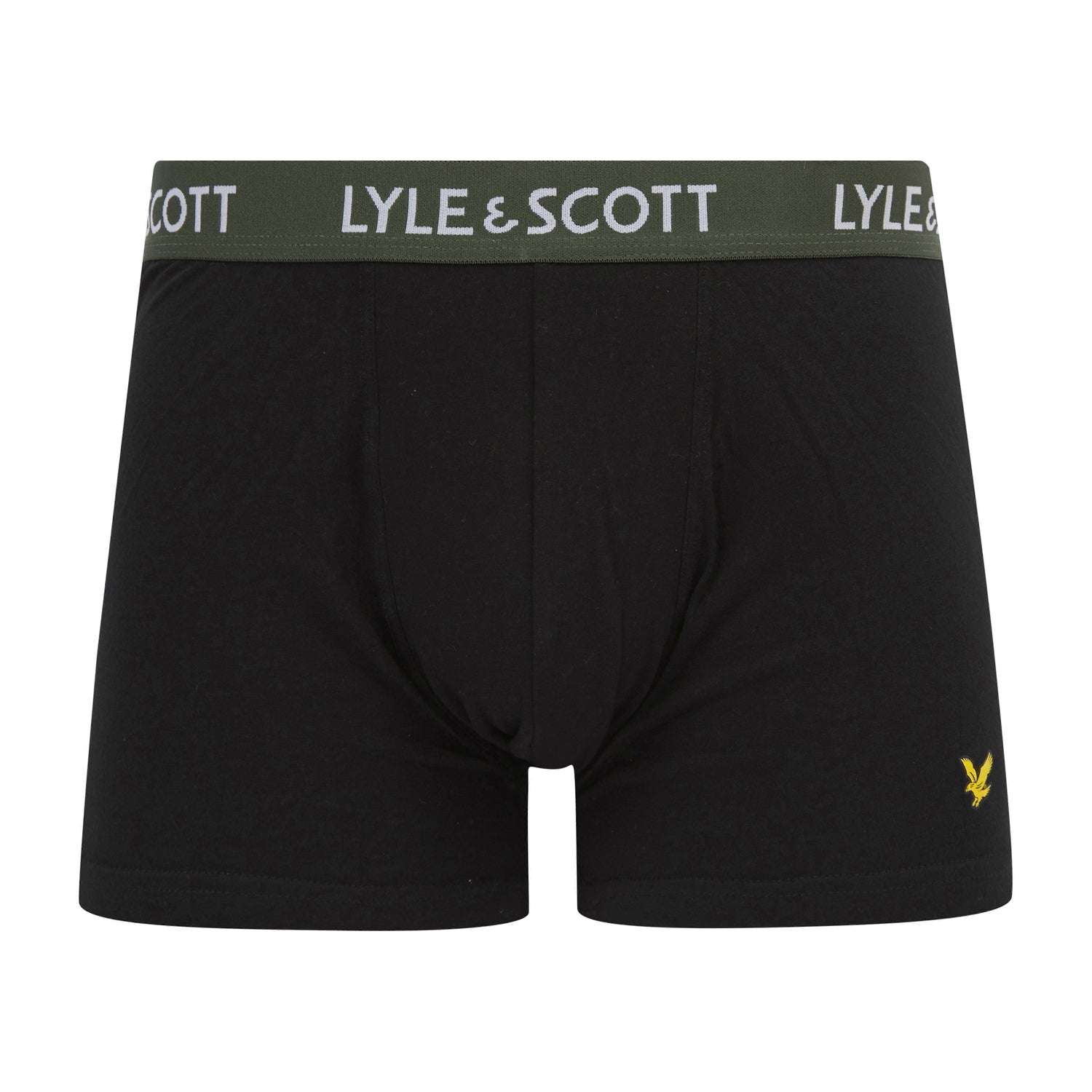 Black - Back - Lyle & Scott Mens Core Boxer Shorts (Pack of 3)