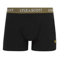 Black - Side - Lyle & Scott Mens Core Boxer Shorts (Pack of 3)