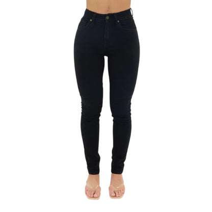 Black Wash - Front - I Saw It First Womens-Ladies Denim Skinny Jeans