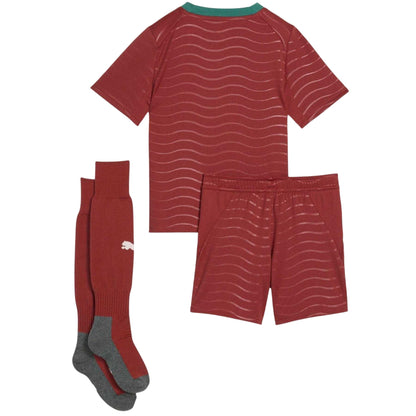 Red-Green - Back - Puma Childrens-Kids World Cup 2026 Portugal Football Kit