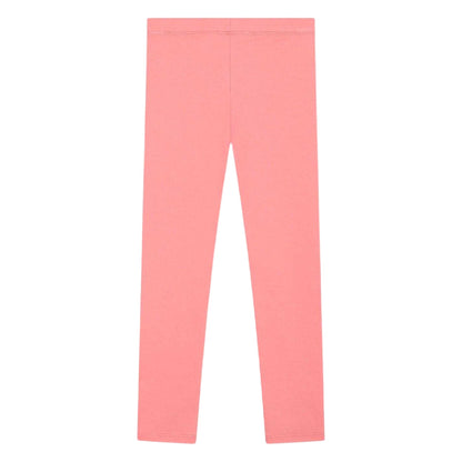 Pink - Back - Kenzo Childrens-Kids Logo Skinny Leggings