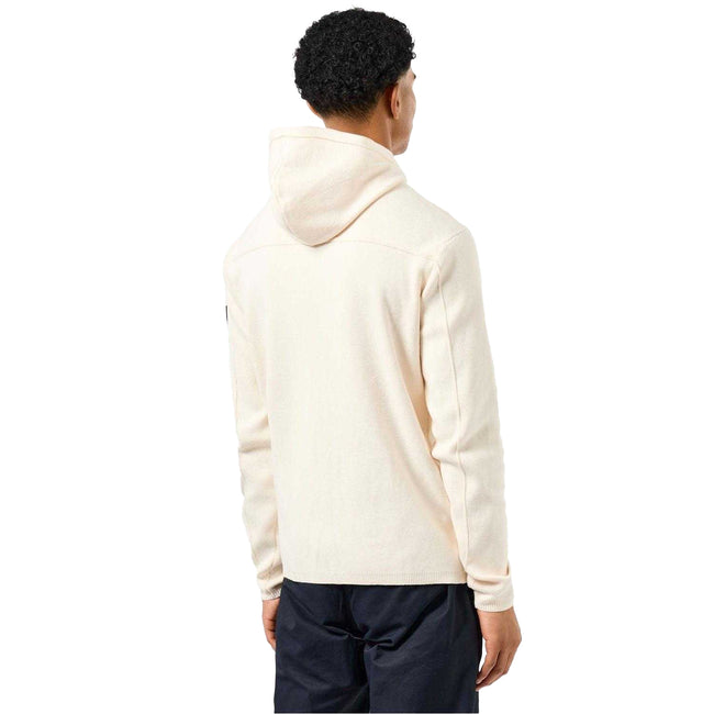 Beige - Back - Weekend Offender Mens Enzo Full Zip Hoodie