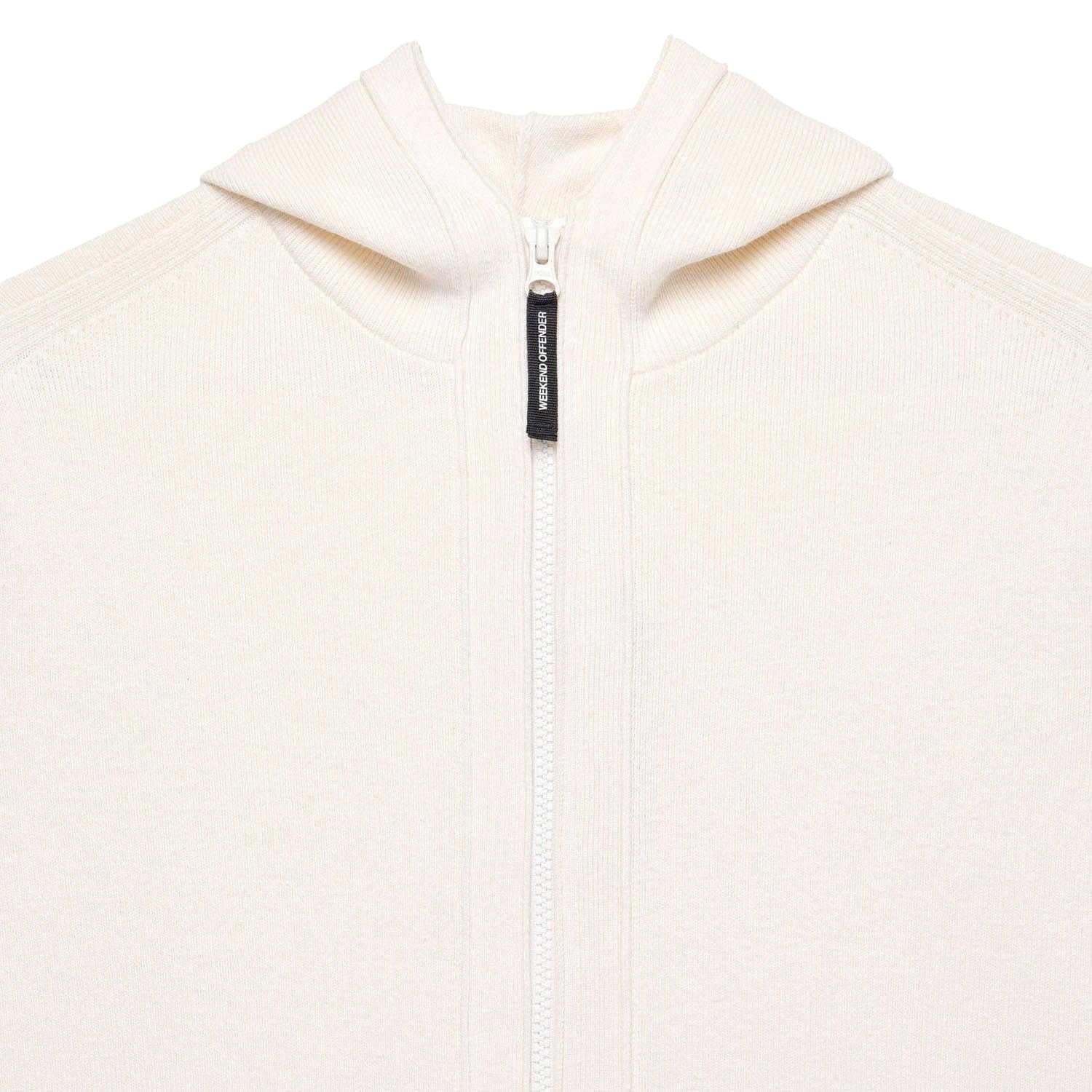 Beige - Side - Weekend Offender Mens Enzo Full Zip Hoodie