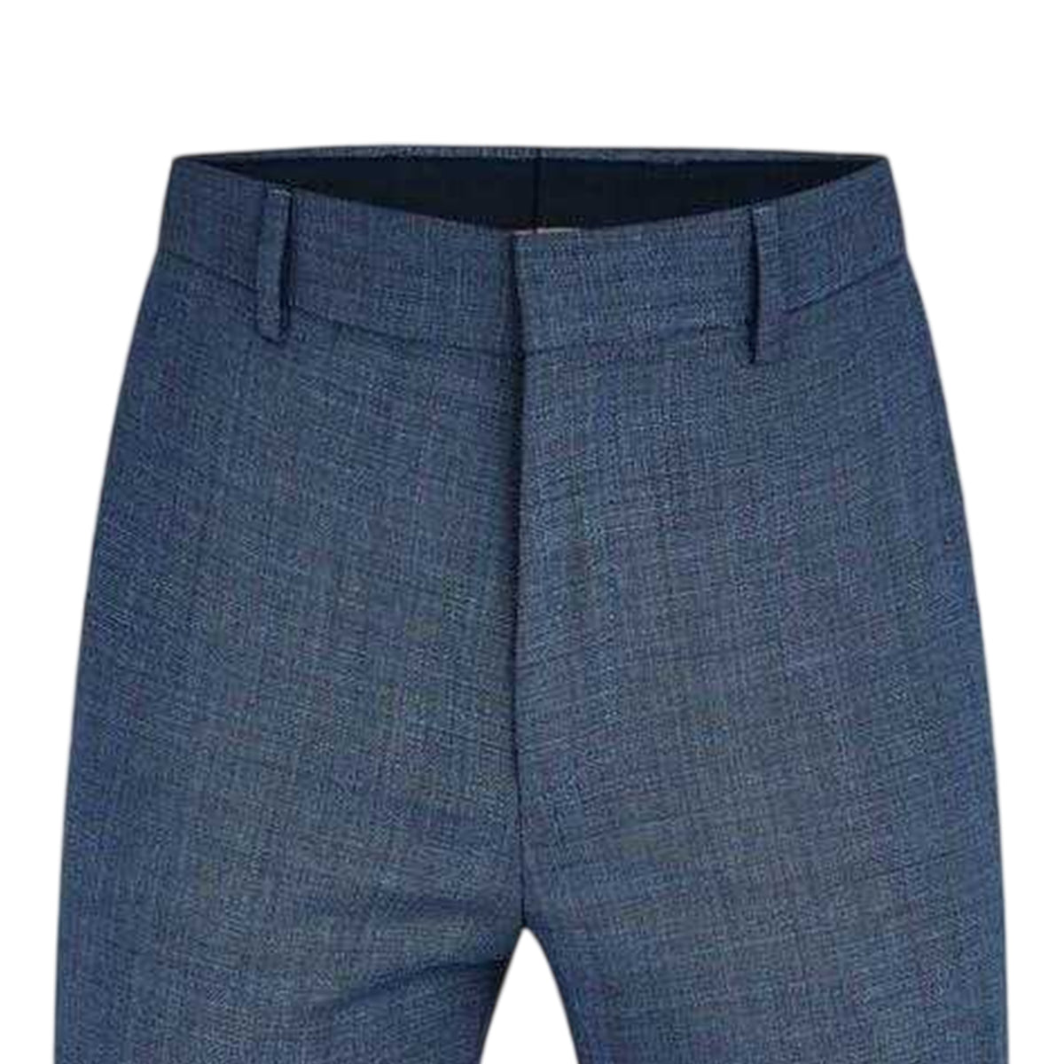 Blue - Side - Boss Mens H-Genius Slim Suit Trousers