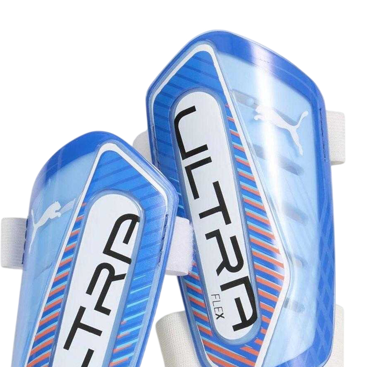 Blue-White - Back - Puma Ultra Flex Shin & Ankle Guards