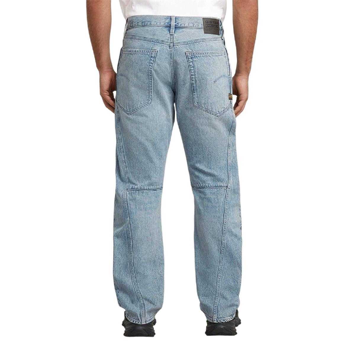 Light Blue - Back - G-Star Mens Contour Denim Jeans