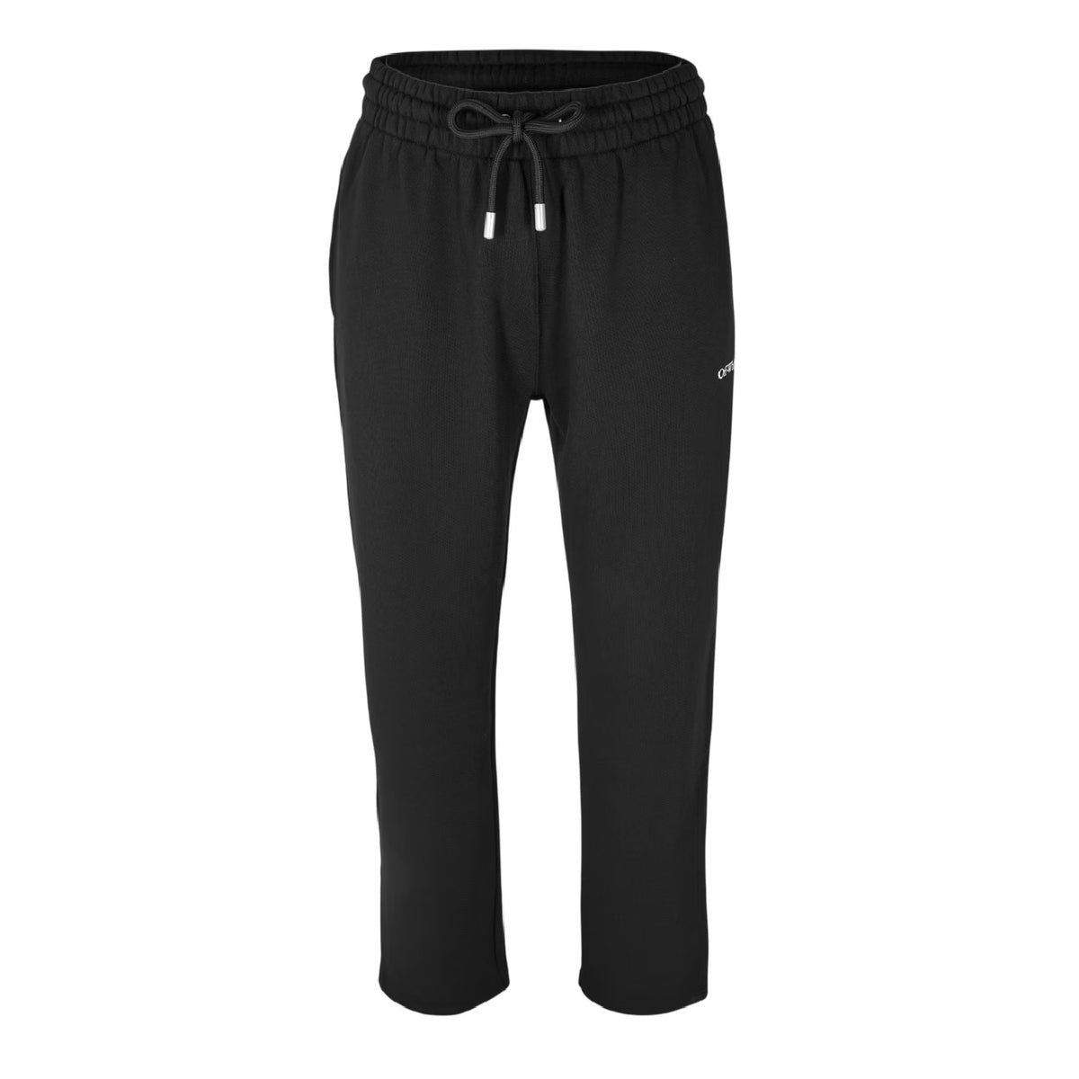 Black-White - Front - Off-White Mens Arrow Logo Straight Sweatpants